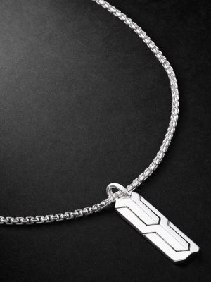 Icon 50 Sterling Silver Pendant Necklace Icon 50 Sterling Silver Pendant Necklace