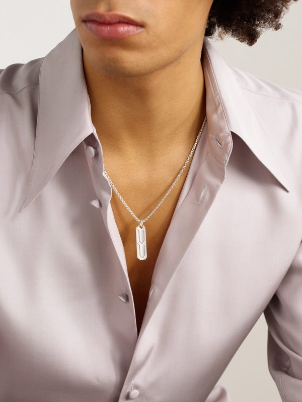 Icon 50 Sterling Silver Pendant Necklace - OU Icon 50 Sterling Silver Pendant Necklace - OU