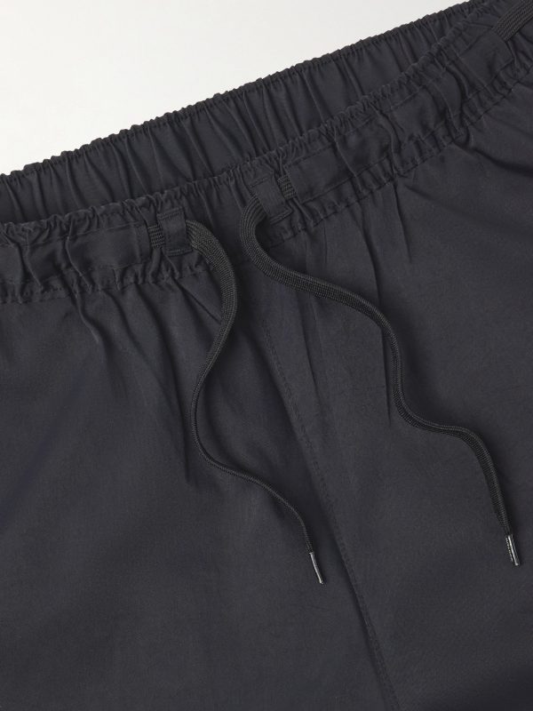 Straight-Leg Cropped COOLMAX® Drawstring Trousers - E1 Straight-Leg Cropped COOLMAX® Drawstring Trousers - E1
