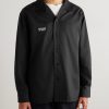 Camp-Collar Logo-Embroidered Lyocell and Cotton-Blend Twill Shirt - FR Camp-Collar Logo-Embroidered Lyocell and Cotton-Blend Twill Shirt - FR