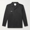 Camp-Collar Logo-Embroidered Lyocell and Cotton-Blend Twill Shirt Camp-Collar Logo-Embroidered Lyocell and Cotton-Blend Twill Shirt