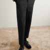 Straight-Leg Twill Trousers - FR