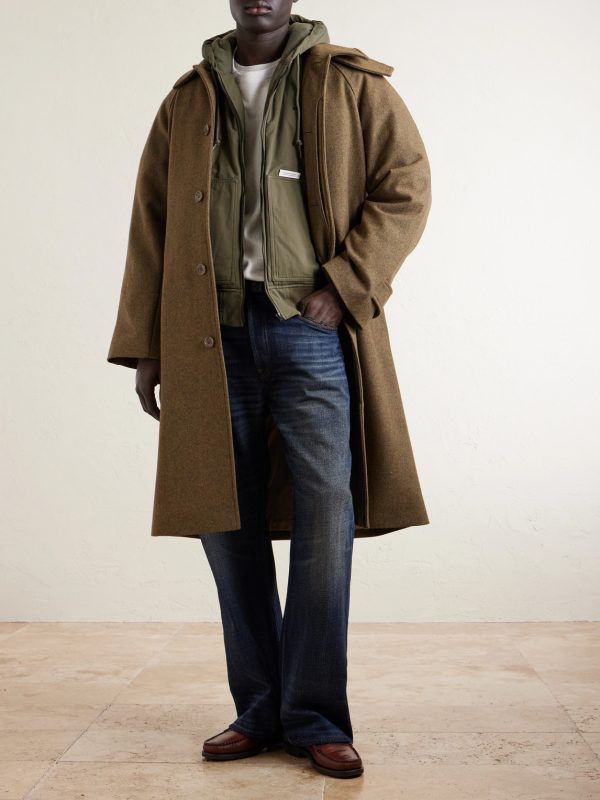 Padded Cotton-Canvas Zip-Up Hooded Jacket - OU Padded Cotton-Canvas Zip-Up Hooded Jacket - OU