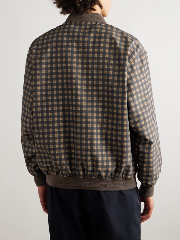 Checked Shell Jacket - BK Checked Shell Jacket - BK