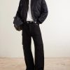 Padded Fleece-Trimmed Shell Jacket - OU