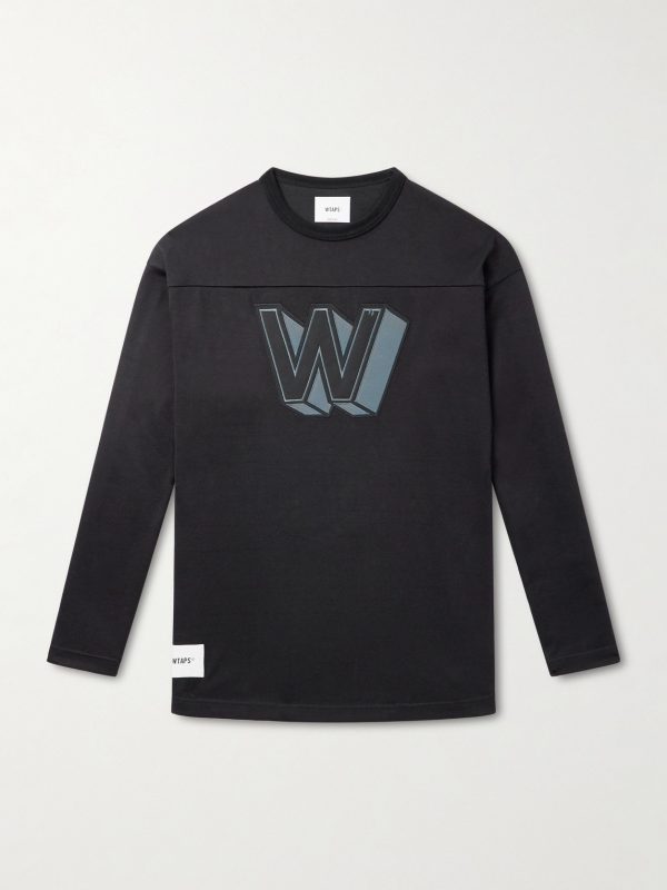 Logo-Appliquéd Cotton-Blend Jersey T-Shirt Logo-Appliquéd Cotton-Blend Jersey T-Shirt