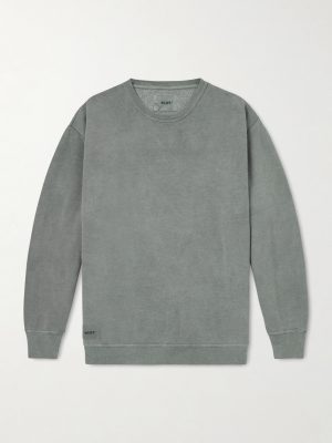 Logo-Appliquéd Cotton-Blend Jersey Sweatshirt Logo-Appliquéd Cotton-Blend Jersey Sweatshirt