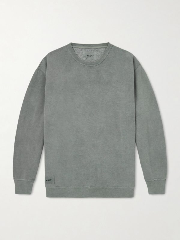Logo-Appliquéd Cotton-Blend Jersey Sweatshirt