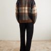 Palmer Logo-Appliquéd Checked Jacquard-Knit Cardigan - BK