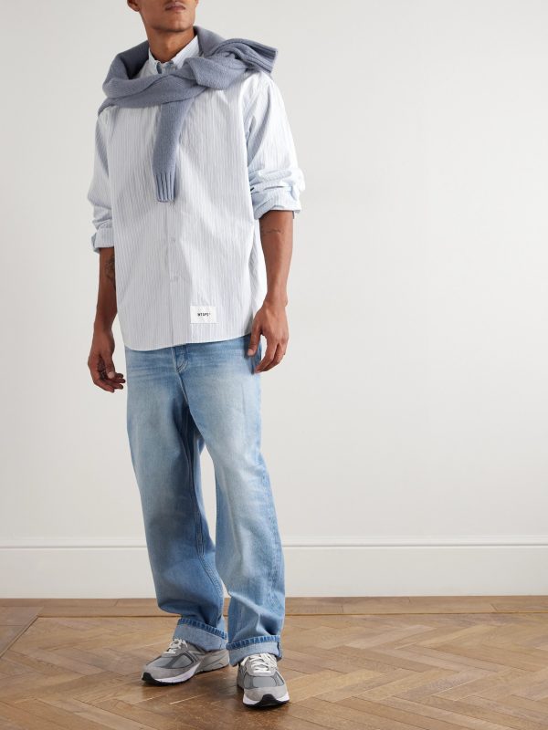 Striped Cotton Shirt - OU Striped Cotton Shirt - OU