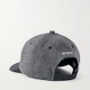 Logo-Embroidered Wool-Blend Flannel Baseball Cap - BK Logo-Embroidered Wool-Blend Flannel Baseball Cap - BK