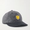 Logo-Embroidered Wool-Blend Flannel Baseball Cap Logo-Embroidered Wool-Blend Flannel Baseball Cap