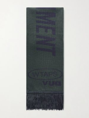 Evasion Fringed Knitted Scarf Evasion Fringed Knitted Scarf