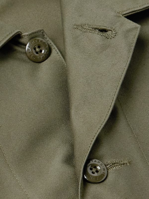 Logo-Appliquéd Cotton-Twill Shirt - CU Logo-Appliquéd Cotton-Twill Shirt - CU