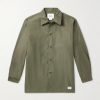 Logo-Appliquéd Cotton-Twill Shirt Logo-Appliquéd Cotton-Twill Shirt