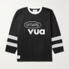 Netminder Logo-Appliquéd Embroidered Mesh T-Shirt Netminder Logo-Appliquéd Embroidered Mesh T-Shirt