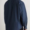 Button-Down Collar Striped Cotton-Broadcloth Shirt - BK