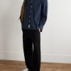 Button-Down Collar Striped Cotton-Broadcloth Shirt - OU