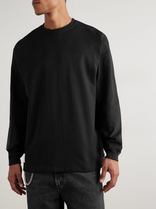Sign Logo-Appliquéd Cotton-Jersey T-Shirt - FR
