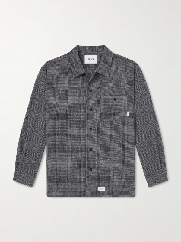 Crumb Houndstooth Flannel Shirt