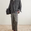 Crumb Houndstooth Flannel Shirt - OU
