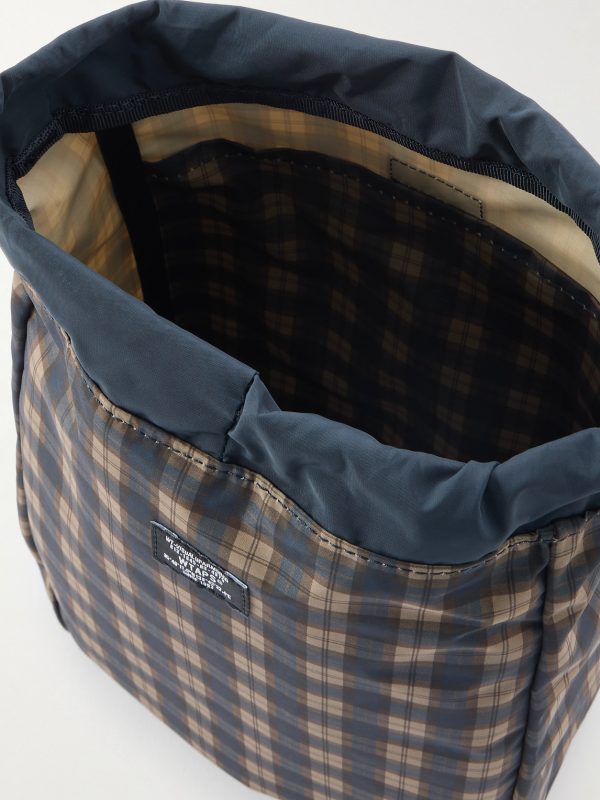 Checked Shell Messenger Bag - E1 Checked Shell Messenger Bag - E1