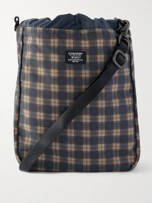 Checked Shell Messenger Bag Checked Shell Messenger Bag