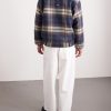 Wrecker Padded Checked Melton Wool-Blend Jacket - BK