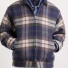 Wrecker Padded Checked Melton Wool-Blend Jacket - FR