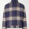 Wrecker Padded Checked Melton Wool-Blend Jacket