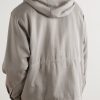 Cotton-Twill Hooded Overshirt - BK Cotton-Twill Hooded Overshirt - BK