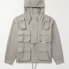 Cotton-Twill Hooded Overshirt Cotton-Twill Hooded Overshirt