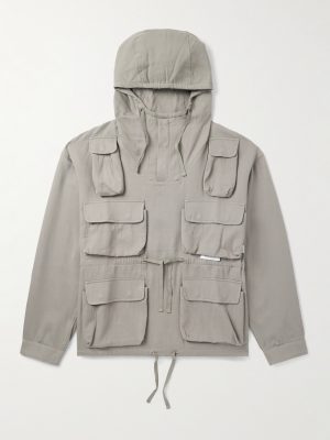 Cotton-Twill Hooded Overshirt Cotton-Twill Hooded Overshirt
