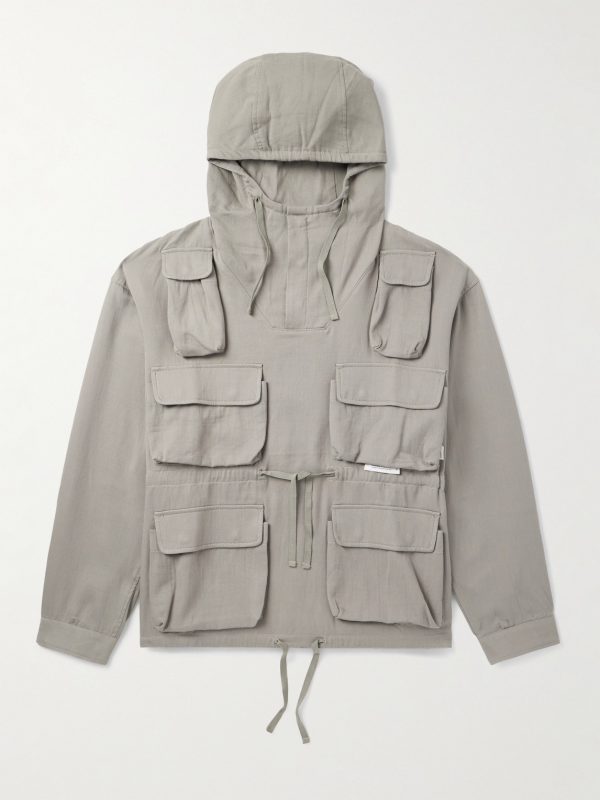Cotton-Twill Hooded Overshirt Cotton-Twill Hooded Overshirt