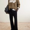 Logo-Intarsia Ribbed-Knit Sweater - OU