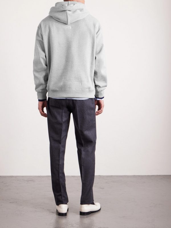 Aon Logo-Appliquéd Cotton-Jersey Hoodie - BK