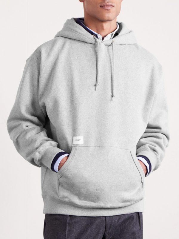 Aon Logo-Appliquéd Cotton-Jersey Hoodie - FR