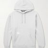 Aon Logo-Appliquéd Cotton-Jersey Hoodie