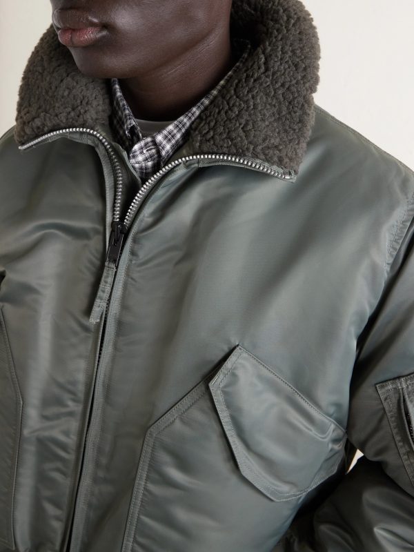 Padded Fleece-Trimmed Shell Jacket - CU Padded Fleece-Trimmed Shell Jacket - CU