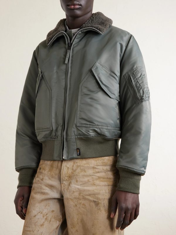 Padded Fleece-Trimmed Shell Jacket - FR Padded Fleece-Trimmed Shell Jacket - FR