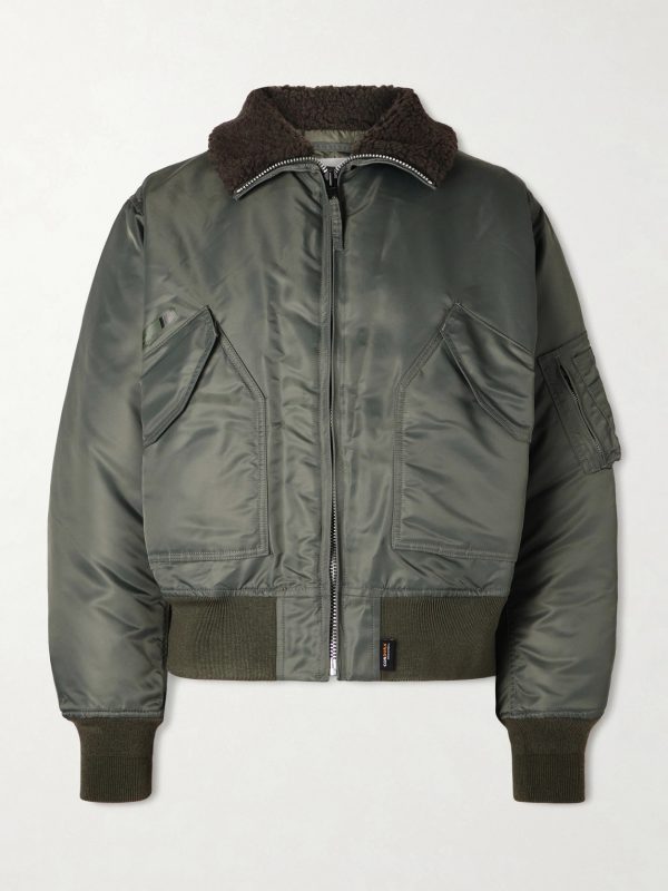 Padded Fleece-Trimmed Shell Jacket Padded Fleece-Trimmed Shell Jacket