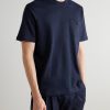Linen and Organic Cotton-Blend T-Shirt - FR