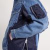 Denim and Nylon-Twill Bomber Jacket - CU