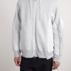 MA-1 Nylon-Trimmed Cotton-Blend Jersey Zip-Up Hoodie - FR