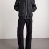 Padded Nylon-Twill Bomber Jacket - OU Padded Nylon-Twill Bomber Jacket - OU