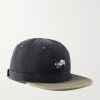 Life Scherzo Chino Brimfield Embroidered Cotton-Twill Cap Life Scherzo Chino Brimfield Embroidered Cotton-Twill Cap