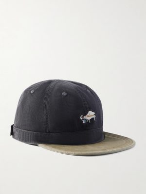 Life Scherzo Chino Brimfield Embroidered Cotton-Twill Cap Life Scherzo Chino Brimfield Embroidered Cotton-Twill Cap