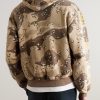 Peckish Choco-Chip Printed Cotton Hoodie - BK Peckish Choco-Chip Printed Cotton Hoodie - BK