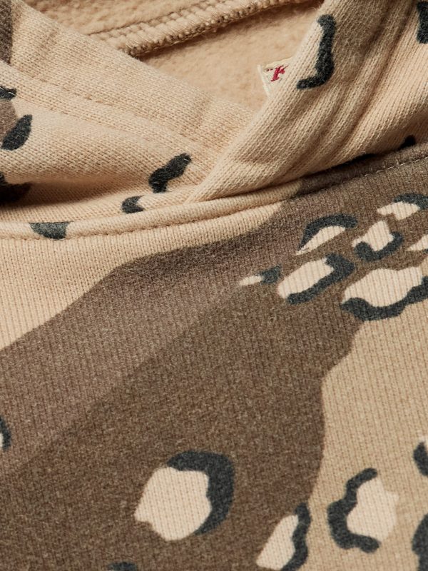 Peckish Choco-Chip Printed Cotton Hoodie - CU Peckish Choco-Chip Printed Cotton Hoodie - CU