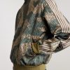 Striped Webbing-Trimmed Printed Jersey Track Jacket - FR Striped Webbing-Trimmed Printed Jersey Track Jacket - FR